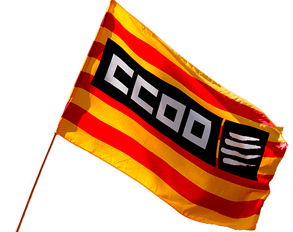 bandera ccoo catalunya