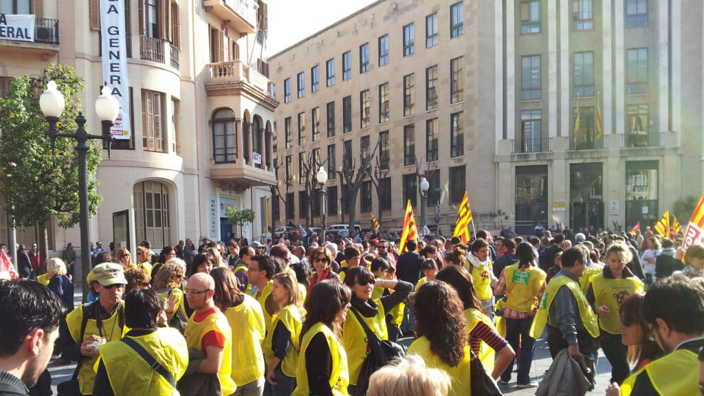 Manifestació retallades